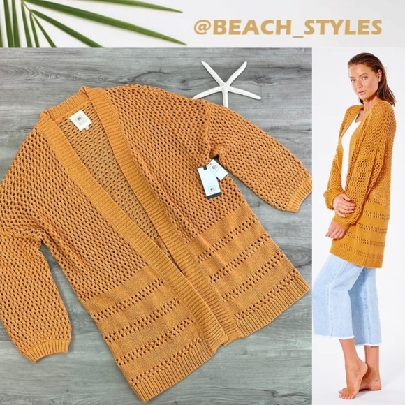 🔆RIP CURL🔆 PANOMA CARDI SWEATER - Picture 1 of 13